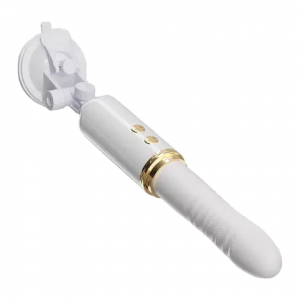 Вибратор-секс-машина телескопический на присоске