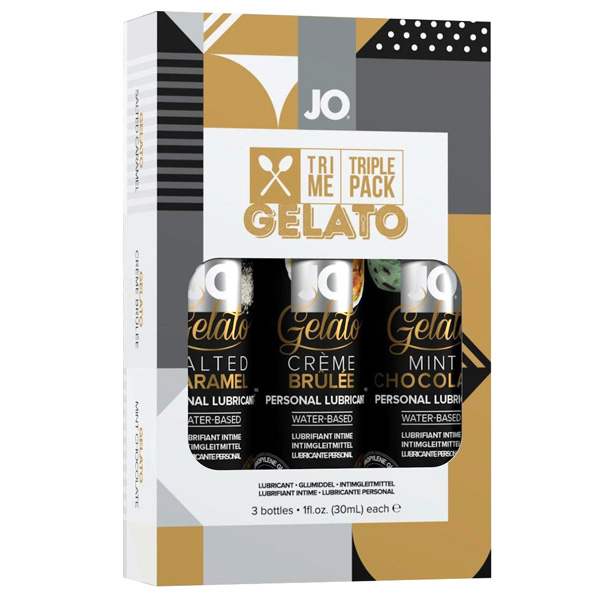 JO Набор вкусовых лубрикантов подарочный "Tri-Me Triple Pack - Gelato"