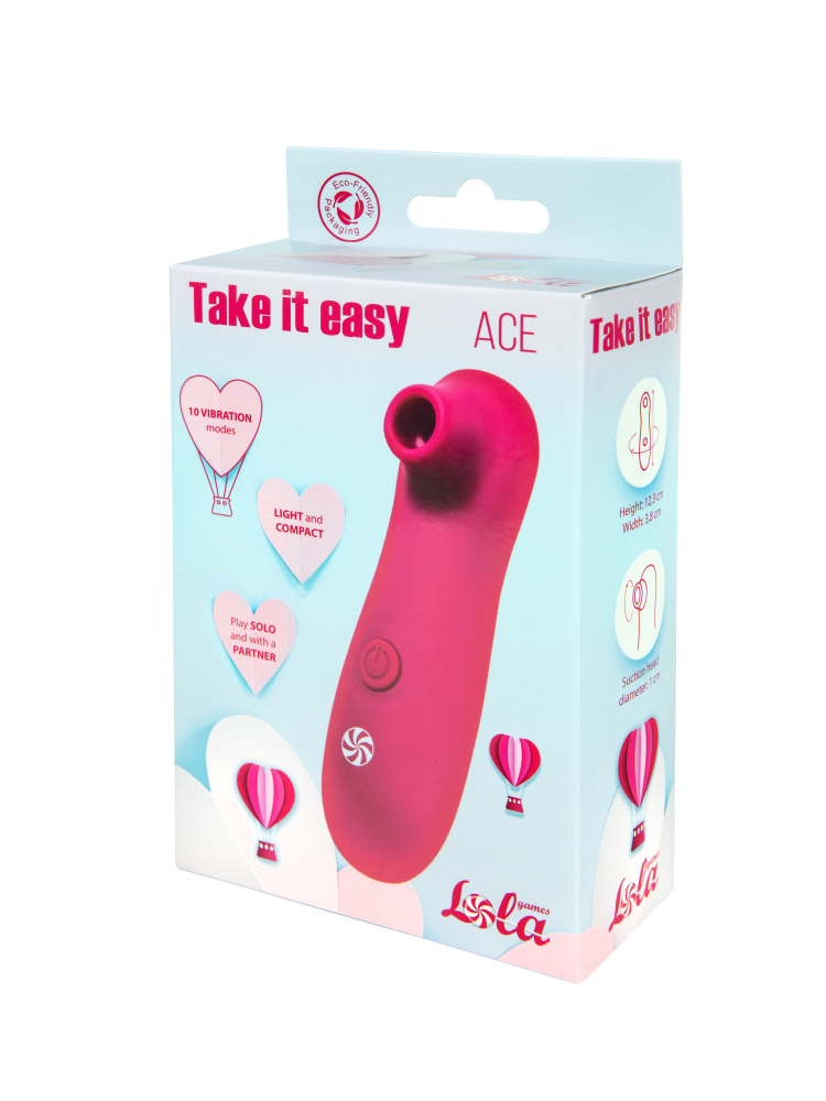Вакуумный стимулятор Take It Easy Ace Wine