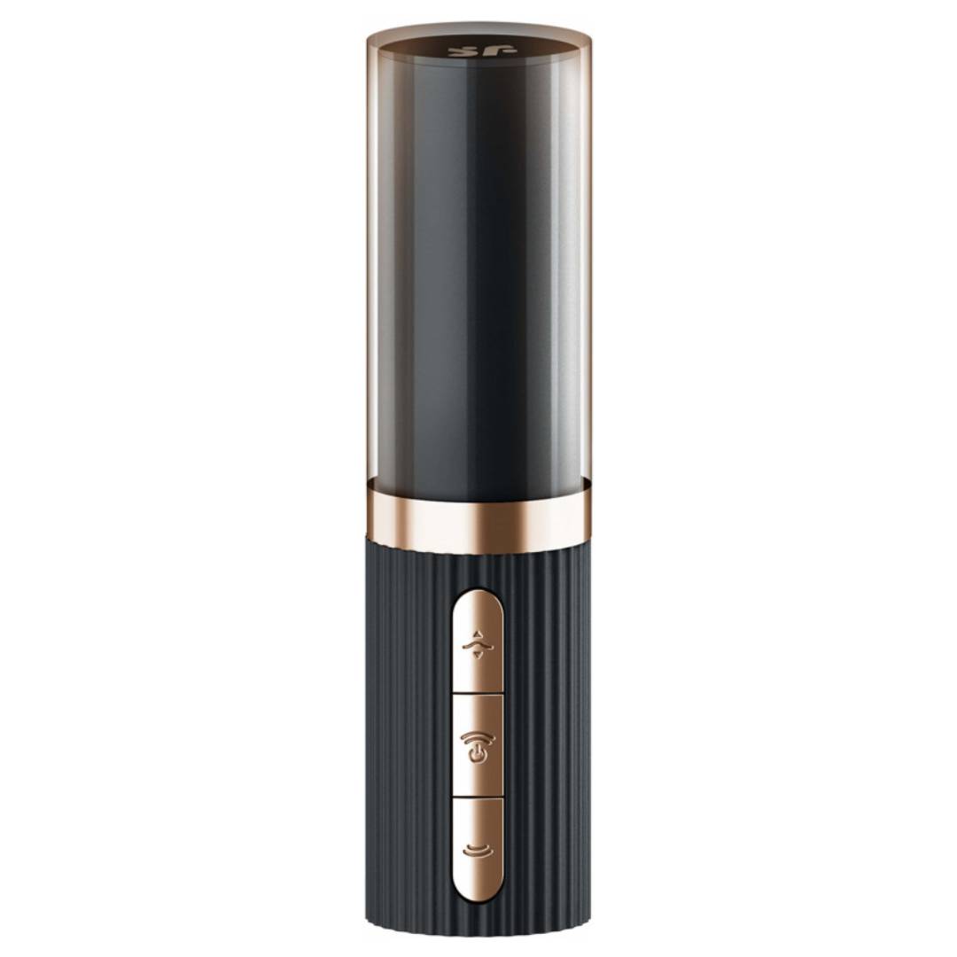 Satisfyer Воздушно-волновой стимулятор Deep Kiss black в виде помады