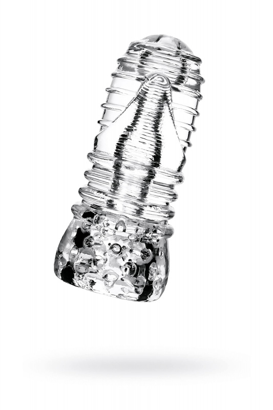 Мастурбатор нереалистичный Lingam by TOYFA Savitri, TPE, прозрачный, 14 см