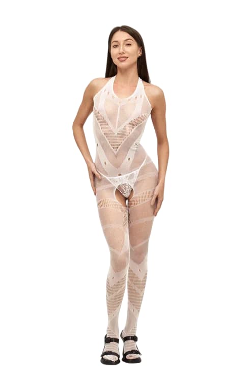 EroHot Glow Боди-комбинезон сетка "Janni" светящийся в темноте EroHot Glow Боди-комбинезон сетка "Janni" светящийся в темноте