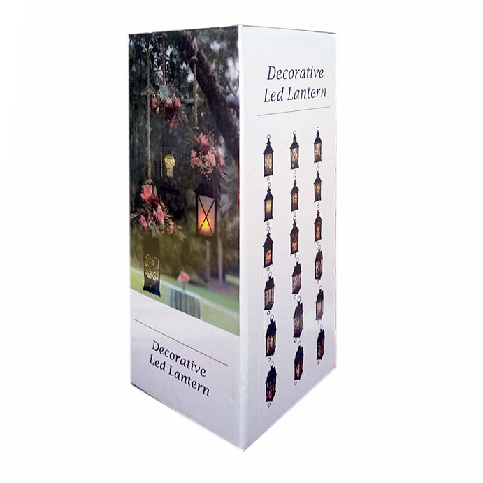 Светильник декоративный черный "Камин домик с трубой"