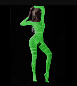 EroHot Glow Боди комбинезон сетка "Kellis" светящийся в темноте EroHot Glow Боди комбинезон сетка "Kellis" светящийся в темноте
