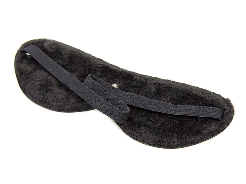 Маска игровая  Fur Lined с меховым подкладом черная