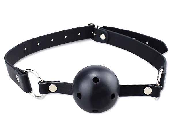 Кляп с шаром "Prank Black" черный