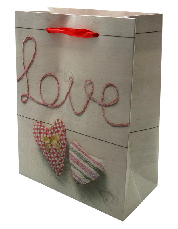 Пакет подарочный "LOVE", 18*23 см