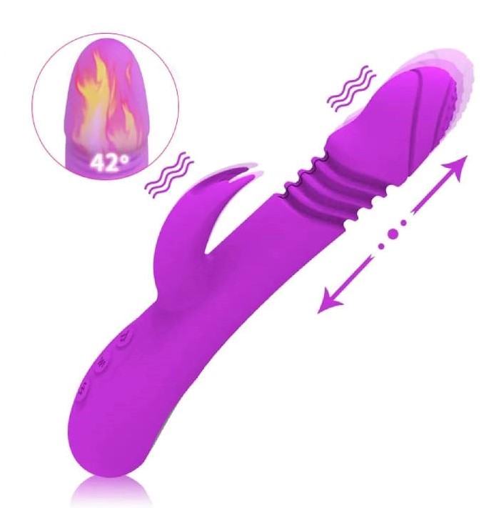 Вибратор "Ella Vibrating Rod" с возвратно-поступательными движениями