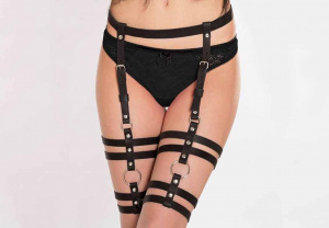 Гартеры кожаные