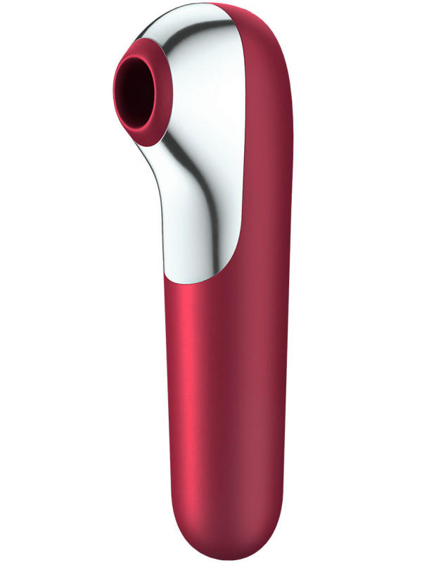 Satisfyer Вакуумно-волновой стимулятор Dual Love красный