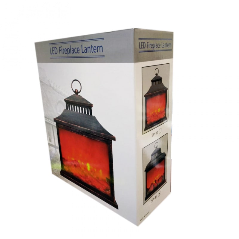 Светильник декоративный светодиодный "Камин" с кольцом