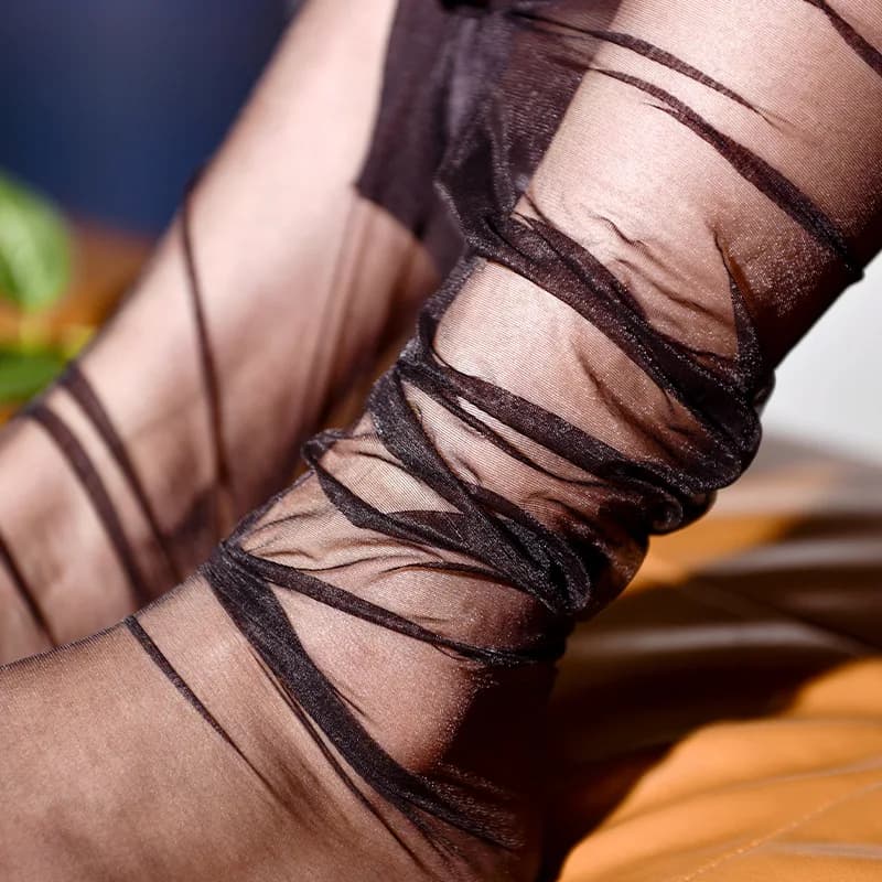 Колготки мужские с закрытым рукавом для пениса черные Колготки мужские с закрытым рукавом для пениса черные