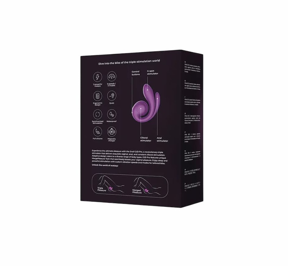 SVibe Инновационный вибратор Giz Proi, фиолетовый