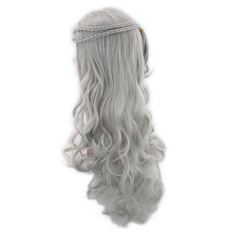 Парик "Дейнерис мать драконов", пепельный