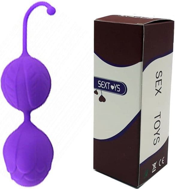 Шарики вагинальные "Kegel balls lavender" фиолетовые