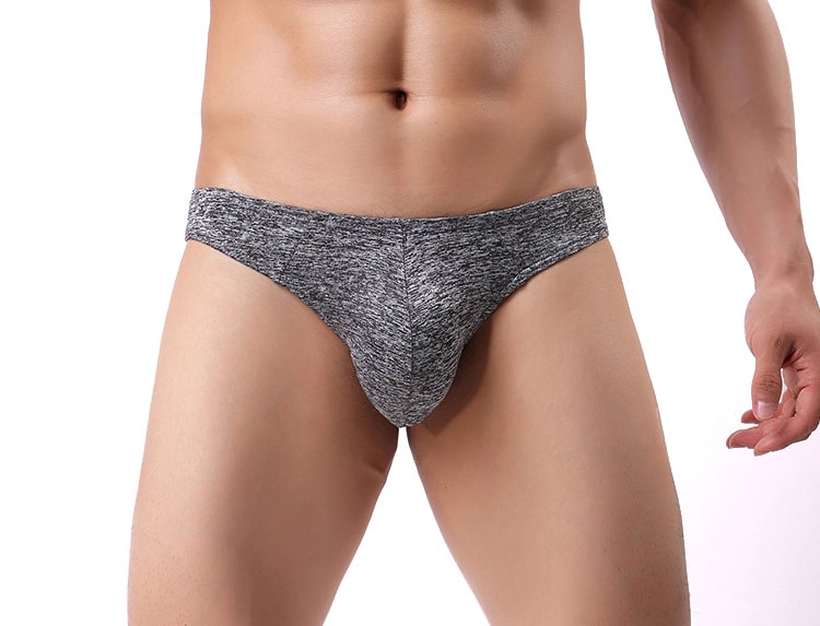 Трусы стринги мужские "Remi string" серые