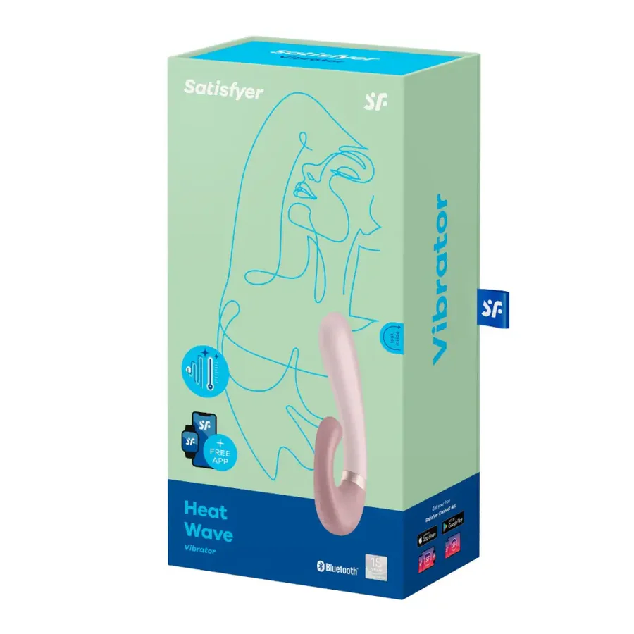 Satisfyer Вибратор-кролик Heat Wave с функцией нагрева, розовый