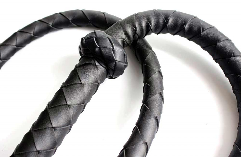 Кнут плетеный "Liman" черный
