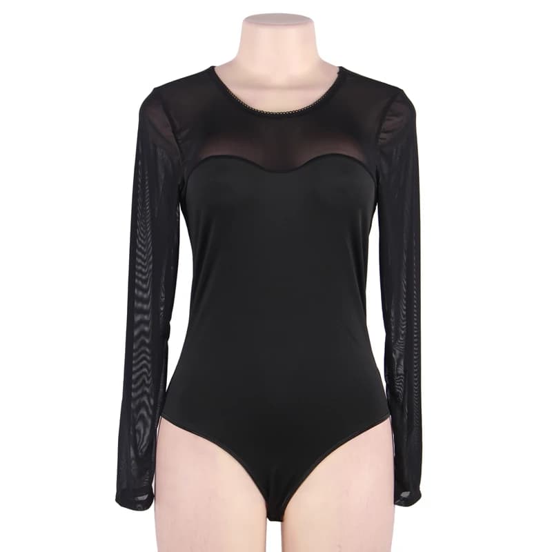 Боди с длинными рукавами