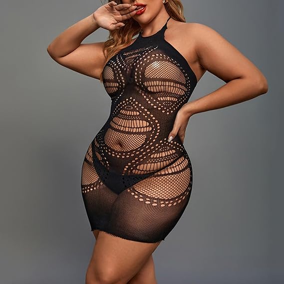 EroHot Eleganse Plus Платье сетка Elizabet EroHot Eleganse Plus Платье сетка Elizabet