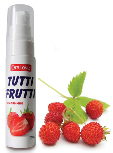 Лубрикант "Tutti-Frutti OraLove", земляника, 30 гр