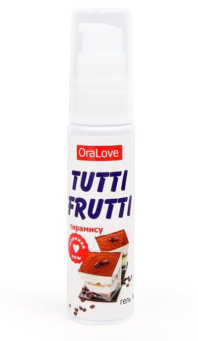 Лубрикант "Tutti-Frutti OraLove" тирамису, 30 гр
