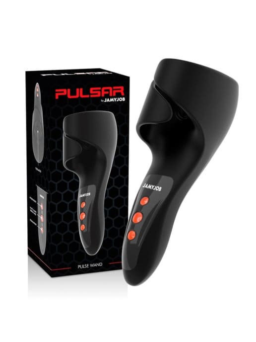 Вибромассажер  мужской JAMYJOB PULSAR WAND VIBRATION AND PULSATION MODES