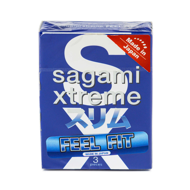 SAGAMI Xtreme Feel Fit, для максимального комфорта, 3 шт 