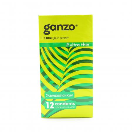 Презервативы GANZO "Ultra thin" (ультратонкие),12 шт