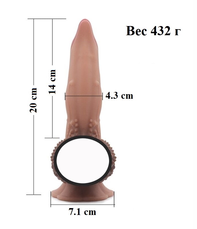 Вибратор силиконовый с подогревом на дистанционном управлении, 10 режимов ротации