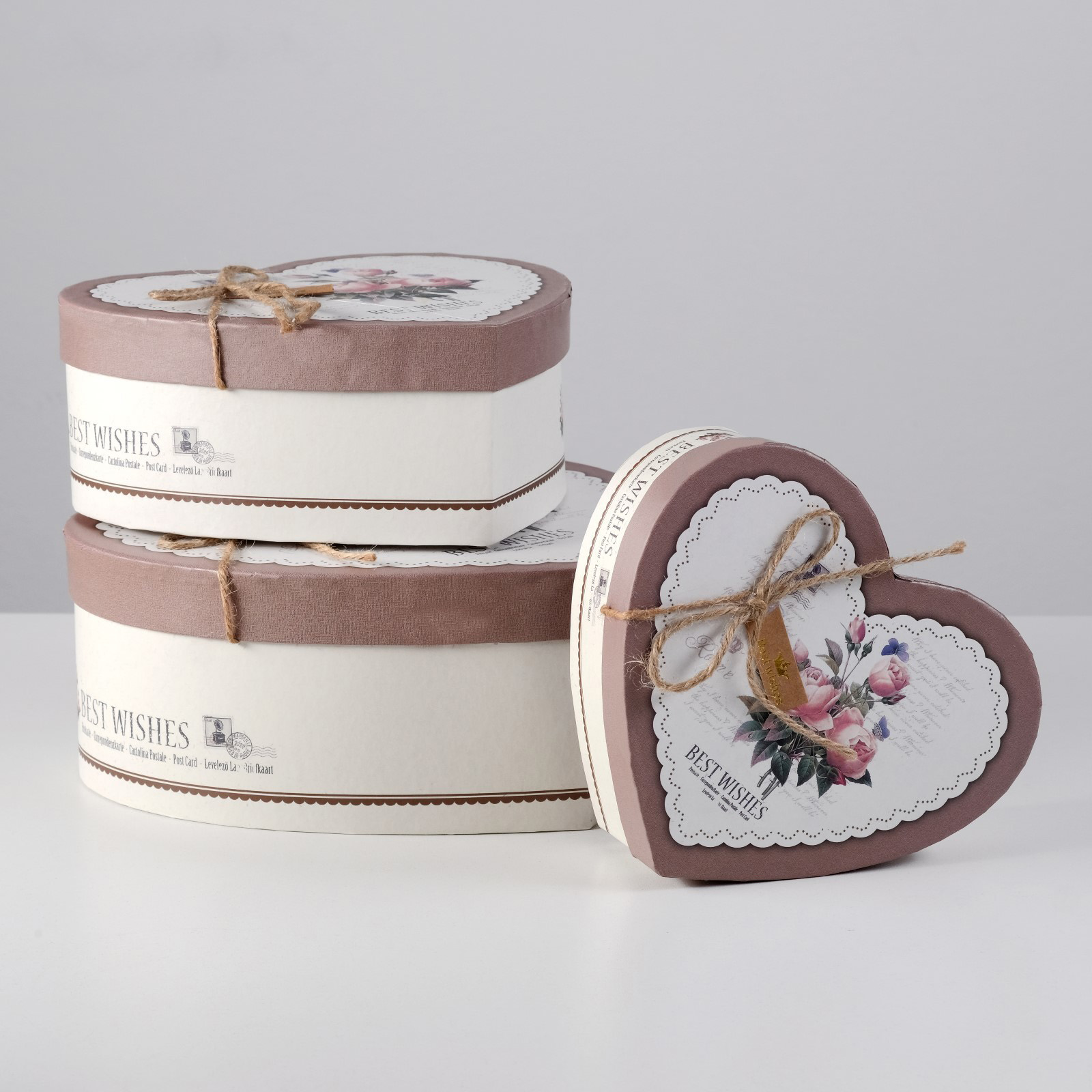 Коробка подарочная "Пионы", 9*21 см