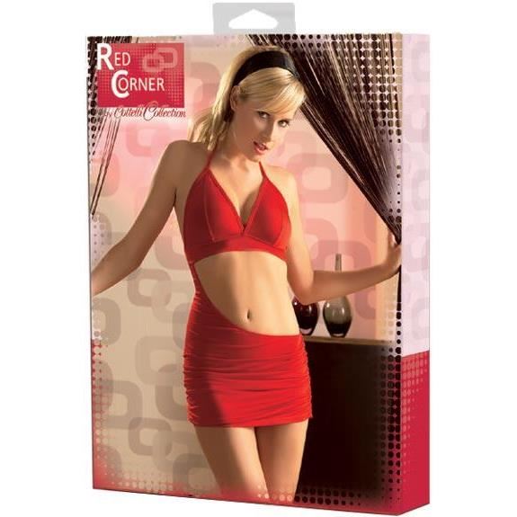 Мини-платье красное