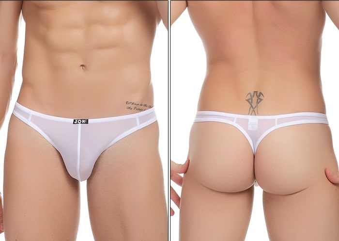 Трусы-стринги мужские "Romeo" белые