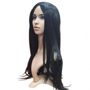 Парик черные длинные волосы, без челки