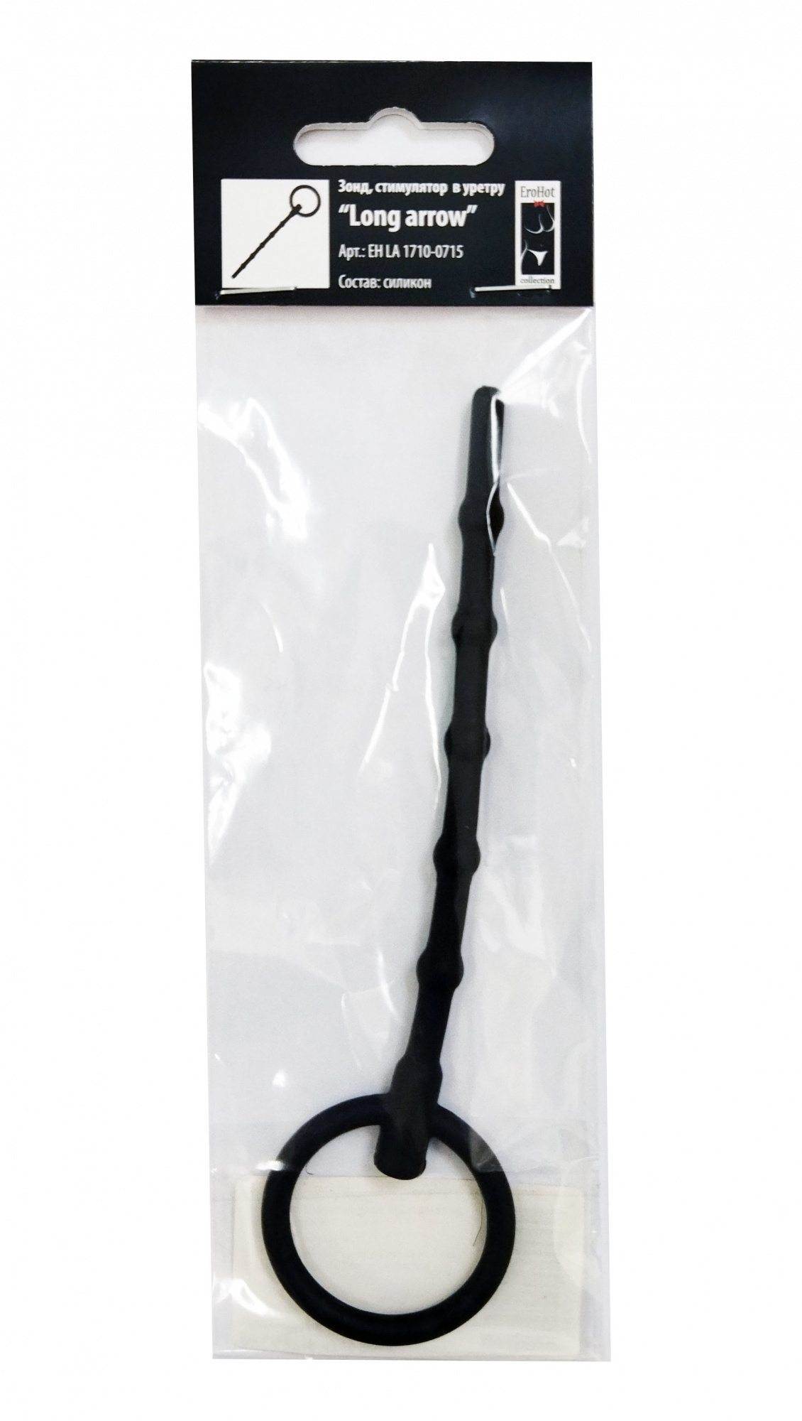 Зонд, стимулятор в уретру силиконовый "Long аrrow"