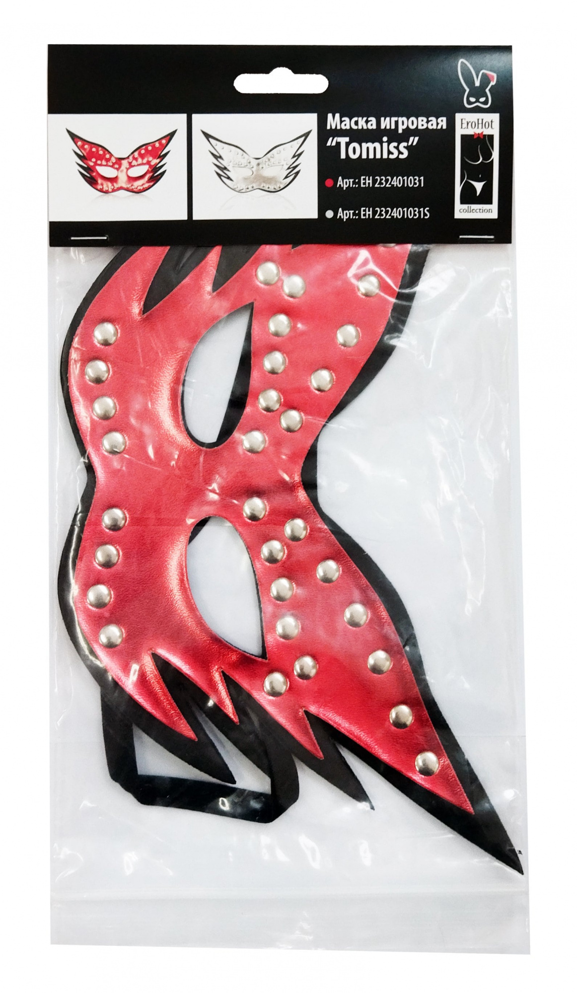 Маска игровая Tomiss красная